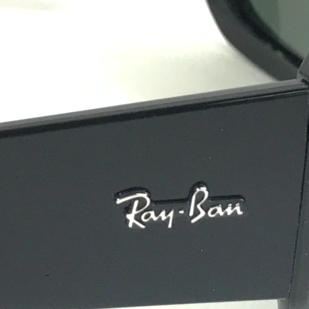 Ray-Ban Sunglasses RB2212 BEATE 901/31 Large Black Wrap Frames with Green Lenses